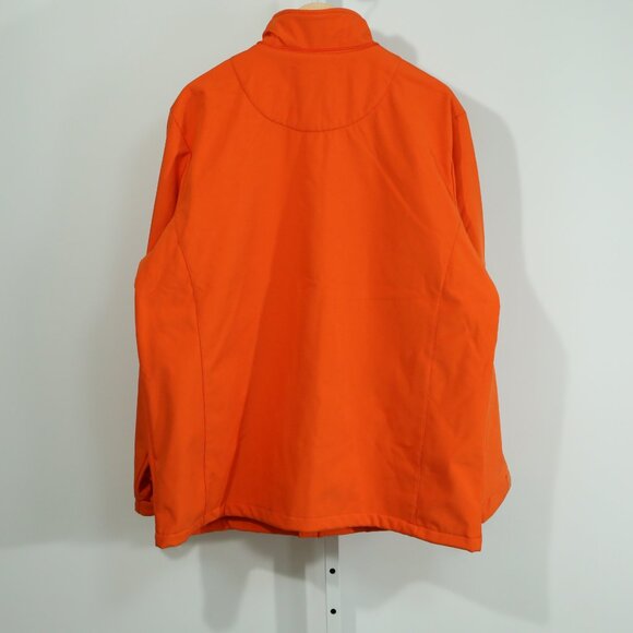 Denver Broncos NFL Full Zip Jacket XL Orange Softshell - Picture 2 of 7